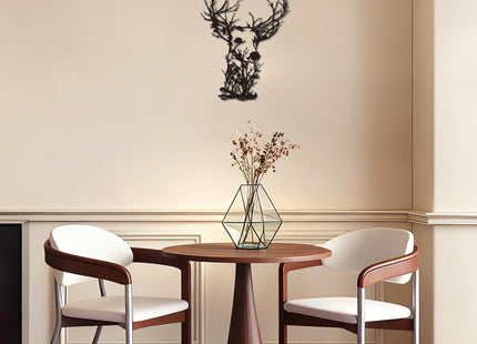 Xedatric Deer Head Metal Wall Art Wildlife Hunting Lodge Decor