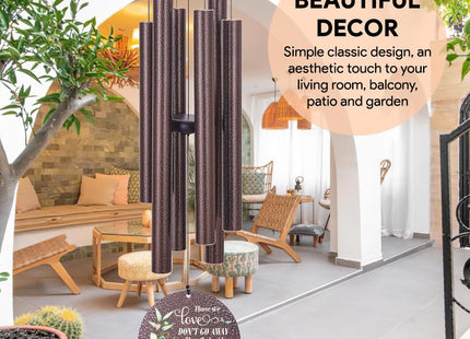 Extrabily Personalized Memorial Dragonfly Wind Chimes for Funeral