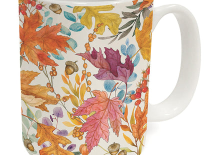 Highland Home Colorful Autumn Large Decorative Ceramic Mug
