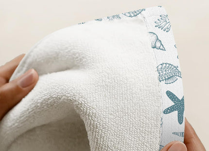 Miss Adola 2pcs Cotton Waffle Kitchen Towels, Nautical