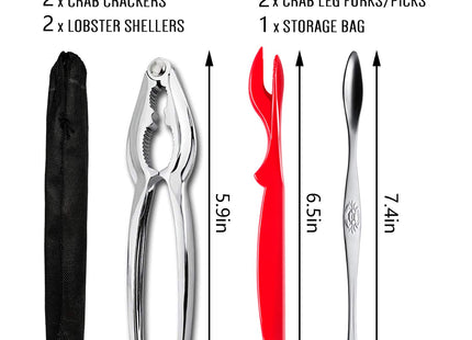 Crab Leg Crackers, Crab Crackers and Tools Set