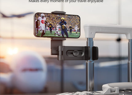 MiiKARE 2027 Airplane Phone Holder Mount, Plane Travel Essentials, Black