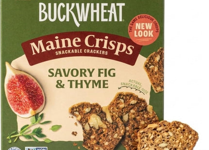 Maine Crisps Fig & Thyme Crisps, 4 Oz (Pack of 1)