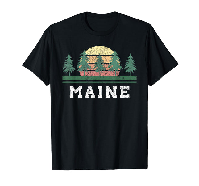 Maine Retro Vintage Gift Men Women Kids T-Shirt