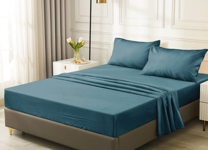 Bedding_Dreamer Turtle Comforter Set Ocean Turtle Bed in a Bag 8 Pieces Coastal Beach Themed Bedding with 1 Comforter, 1 Flat Sheet, 1 Fitted Sheet, 4 Pillowcases, 1 Cushion Cover (King, Turtle)