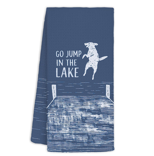 Christmas Golden Retriever Lake House Decor Dish Towels,Lake House Gifts,Funny Lake Dog Kitchen Towels Decorative,Dog Lover Mom Gifts Hand Towels Drying Cloth for Kitchen Bathroom Decor,16x24 Inch