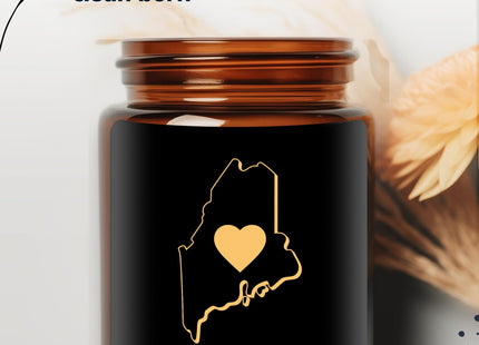 Maine Candle, Unique Maine Themed Gifts for Men and Women, Best State Souvenir Gifts for Moving Away, Thoughtful Home Sick Presents, Ideal for Birthday, Christmas, Graduation, Gift Ready