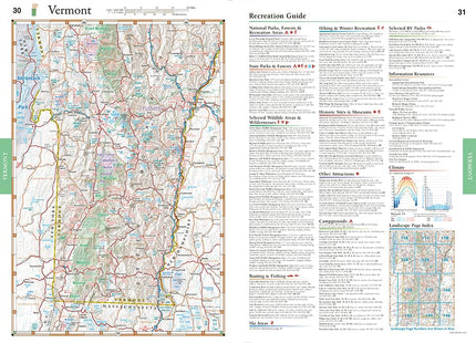 New England Road and Recreation Atlas - 1st Edition, 2025 (Benchmark)