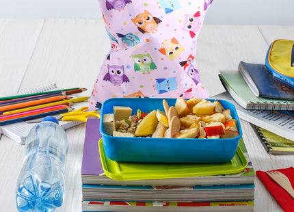 Paterr 4 Pcs Reusable Snack Bags for Kids, Washable Sandwich Bags,Starfish