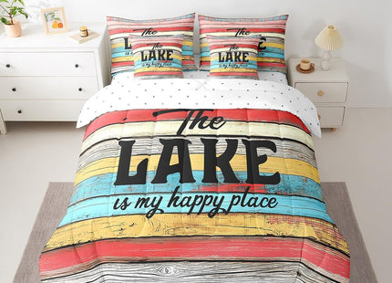 Erosebridal Lake House Themed Comforter Set Queen Size, 7 Pc Bed in a Bag