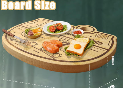 Haigoo Large Camping Cutting Board, Wood Cutting Board For Kitchen Outdoor