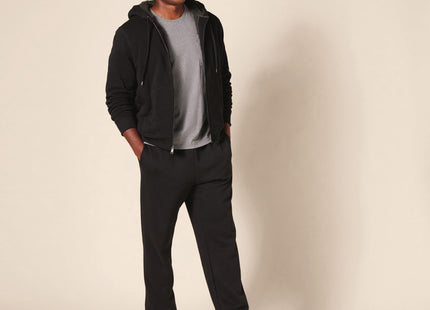 Amazon Essentials Men's Sherpa Lined Full-Zip Hooded Fleece Sweatshirt, Black, X-Large