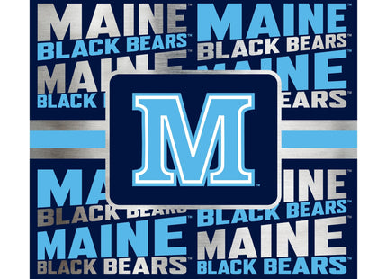 Rico Industries NCAA Maine Black Bears Standard 22oz Stainless Steel Tumbler with Lid - Great For Coffee, Tea, Water or Cocktails