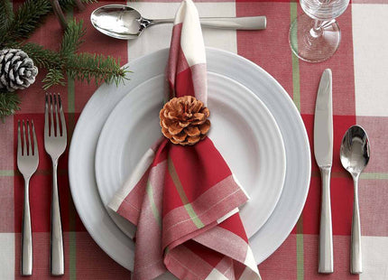 Christmas Napkin Rings, Napkin Rings Set of 4 with Christmas Pinecone Cloth Napkin Rings for Christmas Table Decoration, Wedding, Thanksgiving, Party, Dinner Table Decor (Christmas Pinecone)