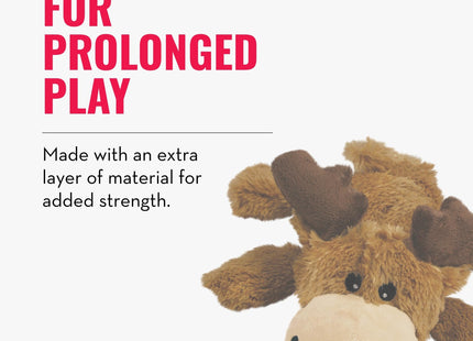 KONG Cozie Plush Dog Toy with Squeaker (Marvin The Moose, X Large)