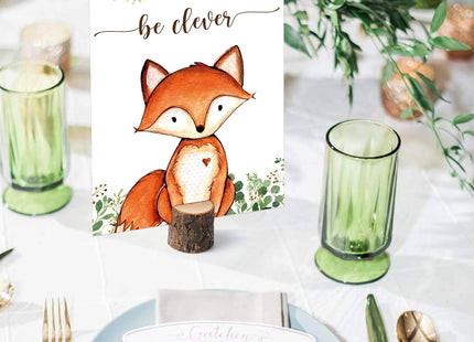 8Pcs Woodland Centerpieces, Woodland Baby Shower for Table Decorations