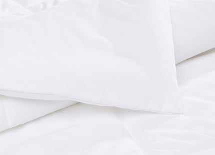 Amazon Basics Reversible Lightweight Microfiber All Season Comforter Blanket, Twin/Twin XL, White