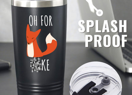 Onebttl Fox Gift, Gifts for National Fox Day, Birthday and Christmas, Stainless Steel Insulated Tumbler