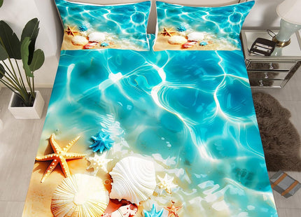 Feelyou Kids Shark Sheet Set Twin Size Ocean Sea Animal Bed Sheets Set for Boys Bedroom Decor Sea Underwater