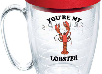 Tervis Friends Lobster Made in USA Double Walled Insulated Tumbler Travel Cup Keeps Drinks Cold & Hot, 16oz Mug, Classic