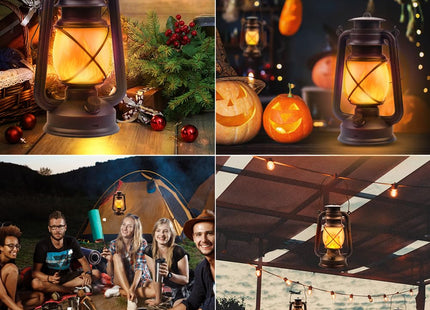 Marlrin USB Rechargeable Lanterns 2 Pack with Remote Control 4 Modes Lights