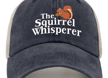 The Squirrel Whisperer Squirrel Hat, Funny Trucker Hat for Men and Women