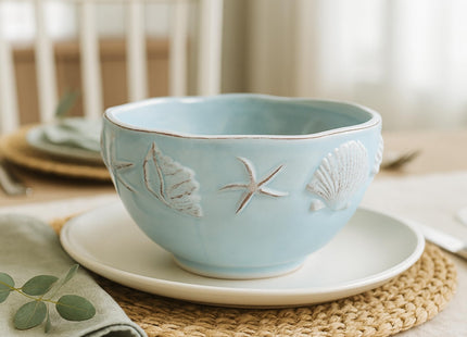 Blue Sky Ceramic Laguna Coastal 6'' Bowl Blue