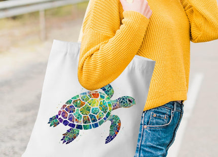 Turtle Gifts Tote Bag, Sea Turtle Gifts, Sea Animals Reusable Grocery Bags
