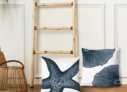 Supwhd Beachy Coastal Pillow Covers 18x18 Set of 2, Beachy Coastal Throw Pillows Cover for Couch Bed Living Room Bedroom