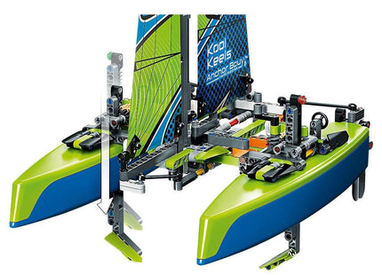 LEGO Technic Catamaran 42105 Model Sailboat Building Kit (404 Pieces)