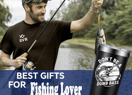 Grifarny Fishing Gifts for Men - Fishing Tumbler Cup 20 oz