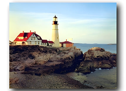 Impact Posters Gallery Portland Maine Head Lighthouse Scenic Landscape Nature Wall Decor Art Print Poster (16x20)
