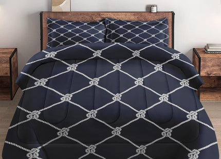 Pamnest Twin Comforter Set, 2 Pieces Nautical Fishing Bedding, All Season