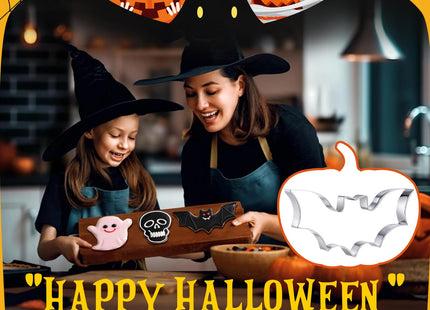 Teenyyou 6 Pcs 8" Large Halloween Cookie Cutters, Pumpkin