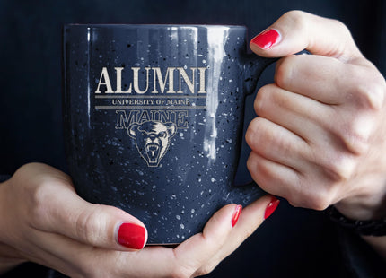 Rico Industries NCAA Maine Black Bears Alumni 16 oz Team Color Laser Engraved Ceramic Coffee Mug