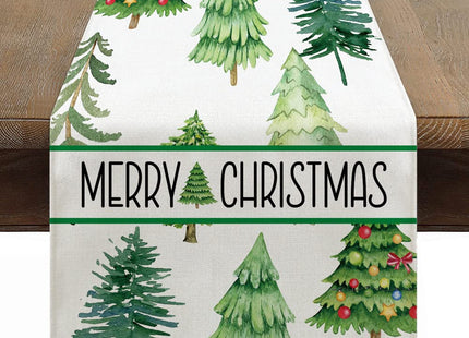OTOSTAR Christmas Table Runner 13"x72" Christmas Gnome Deer Table Runners Tablecloth Winter Holiday Kitchen Dining Table Decoration Rectangle Xmas Table Runner for Home Party Banquet Decor (Deer Gray)
