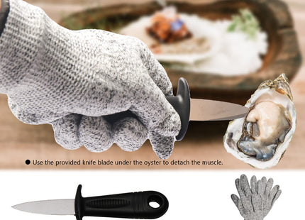 Colinktool Oyster Shucker Tool Set, Adjustable Oyster Clam Opener Machine