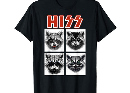 Raccoon Rock Music Band Concert Men Women Kids Funny Raccoon T-Shirt