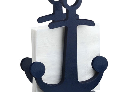 Reallnaive Anchor Napkin Holder Vintage Tabletop for Summer Parties