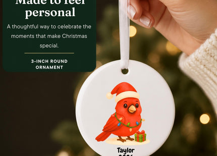 Lydia Gifts 2026 Personalized Cardinal Christmas Ornament
