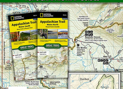 Appalachian Trail: Maine [Map Pack Bundle] (National Geographic Trails Illustrated Map)