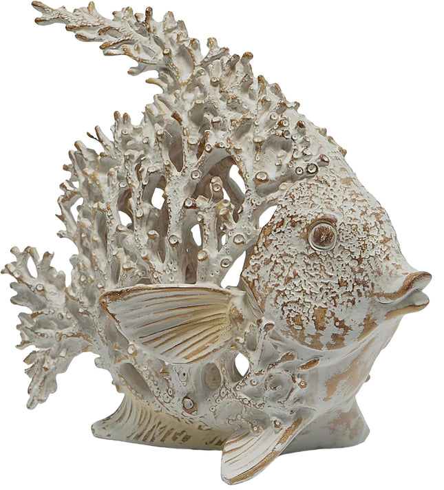 VVGIFTS Beach Coastal Coral Reef Angelfish Home Office Bathroom Decor Gift