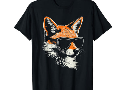 Fox Wearing Sunglasses Funny Fox Lover T-Shirt