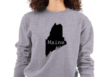 Home State Maine Shape Local Pride Sweatshirt for Men or Women