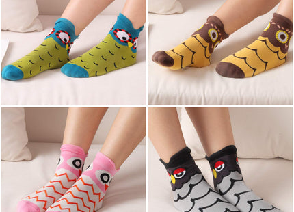 Jeasona Women's Owl Socks Owl Gifts for Women Wife Mom Daughter Cute Fun