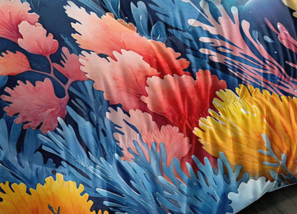 UEVBF Cute Ocean Themed Comforter Set Full Size with 2 Pillowcases.