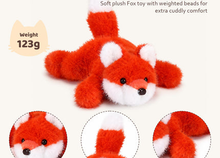 NuuzxNouk Cute Fox Stuffed Animal, Soft Fox Plush Toy, Gift for Kids 7.5"