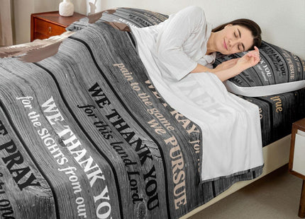 Feelyou Rustic Bear Sheet Set Kids Boys Twin