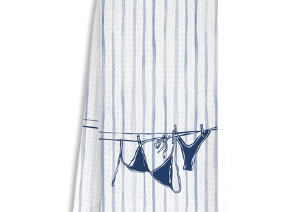STHTTSW Beach Coastal Hand Towels, Nautical Ocean Bathroom Decor, Ocean Beachy Swimsuits Decorative Hand Towels for Bathroom, Coastal Beach Kitchen Towels, 16x24 Inch