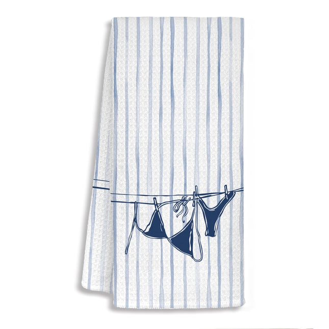 STHTTSW Beach Coastal Hand Towels, Nautical Ocean Bathroom Decor, Ocean Beachy Swimsuits Decorative Hand Towels for Bathroom, Coastal Beach Kitchen Towels, 16x24 Inch